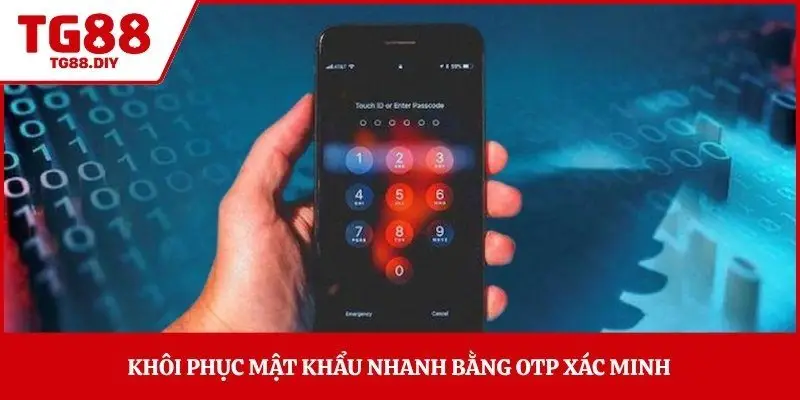 Khôi phục mật khẩu nhanh bằng OTP xác minh 