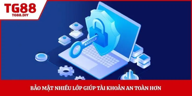 Bảo mật nhiều lớp giúp tài khoản an toàn hơn