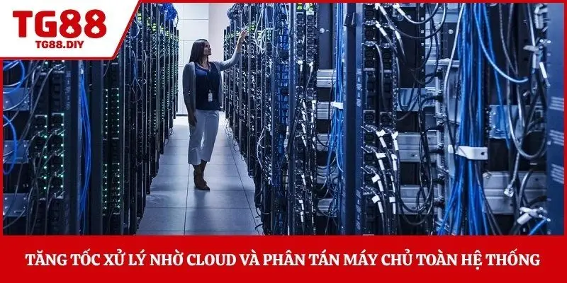 Tăng tốc xử lý nhờ cloud và phân tán máy chủ toàn hệ thống 