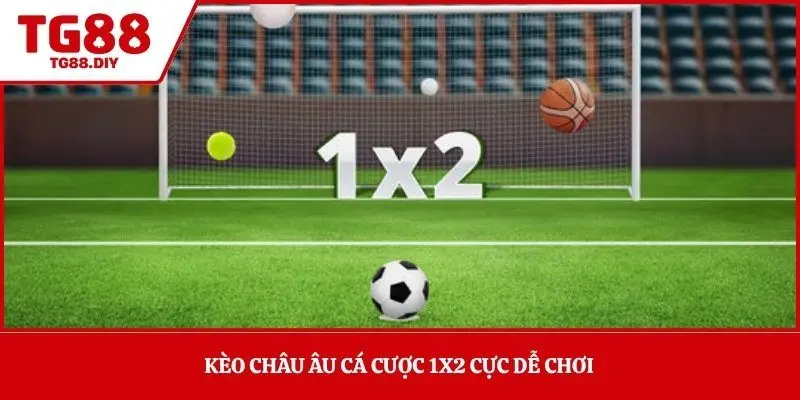 Kèo châu Âu cá cược 1X2 cực dễ chơi