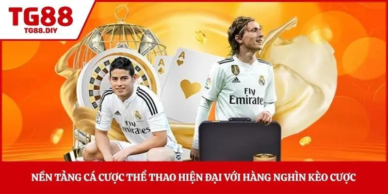 Nền tảng cá cược thể thao hiện đại với hàng nghìn kèo cược 